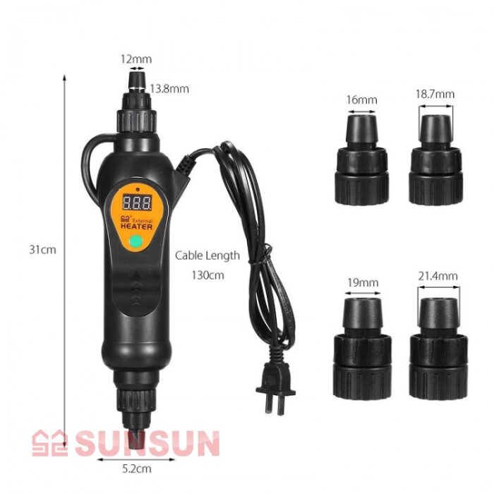 Արտաքին հոսքային տաքացուցիչ SUNSUN EH-300 (300 Վտ, մինչև 300 լ) - Image 7