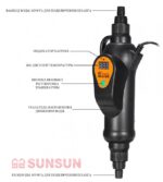 Արտաքին հոսքային տաքացուցիչ SUNSUN EH-500 (500 Վտ, մինչև 500 լ) - Image 6