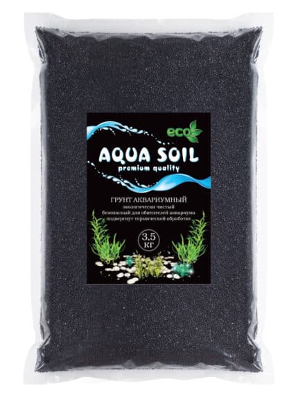 Ավազ AQUA SOIL (սև, 3.5կգ, 1-2մմ ֆրակցիա)