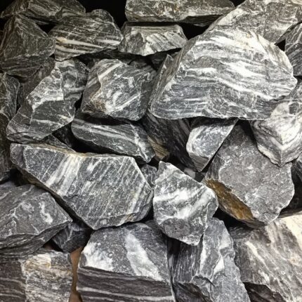 Բնական քար «Black & White Aurum Rock»